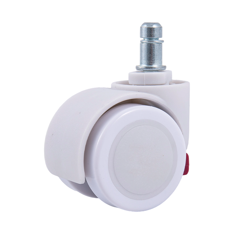Alle witte kinderstoel Universal Caster Accessories, vloerremwiel